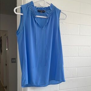 Karl Lagerfeld Top with Embellished Neckline